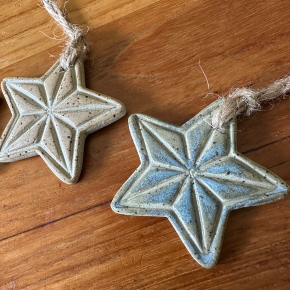 Bundle of 5 star ceramic ornaments - Picture 3 of 9